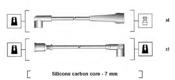 MAGNETI MARELLI Комплект проводов зажигания 941295070856